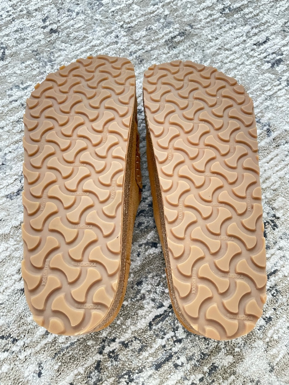 Birkenstock Naples Penny Clog Mink Brown Chestnut Suede Moccasins Size 11 - Picture 9 of 11